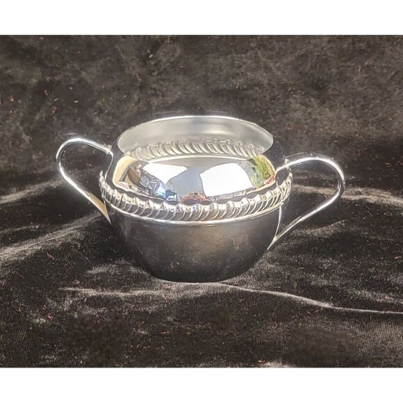 Vintage Irvinware Polished Chrome Sugar Bowl - Picture 1 of 14